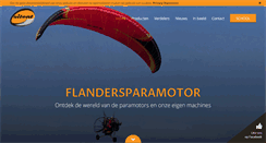 Desktop Screenshot of flandersparamotor.be