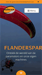 Mobile Screenshot of flandersparamotor.be