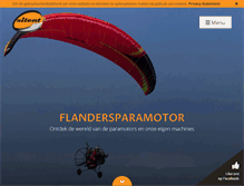 Tablet Screenshot of flandersparamotor.be